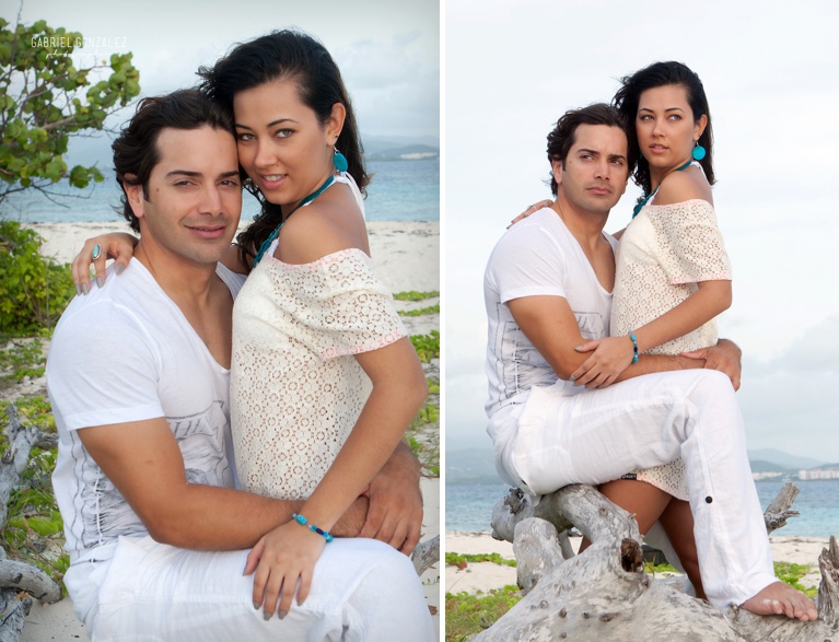 Palominito island Puerto Rico Engagement Session by Gabriel Gonzalez Photographer