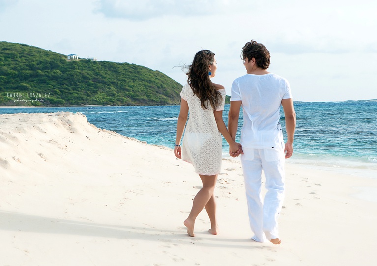 Palominito island Puerto Rico Engagement Session by Gabriel Gonzalez Photographer